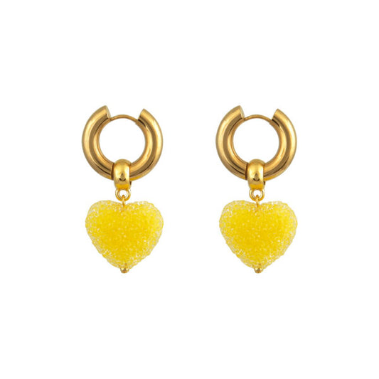 CANDYSHACK EARRINGS YELLOW