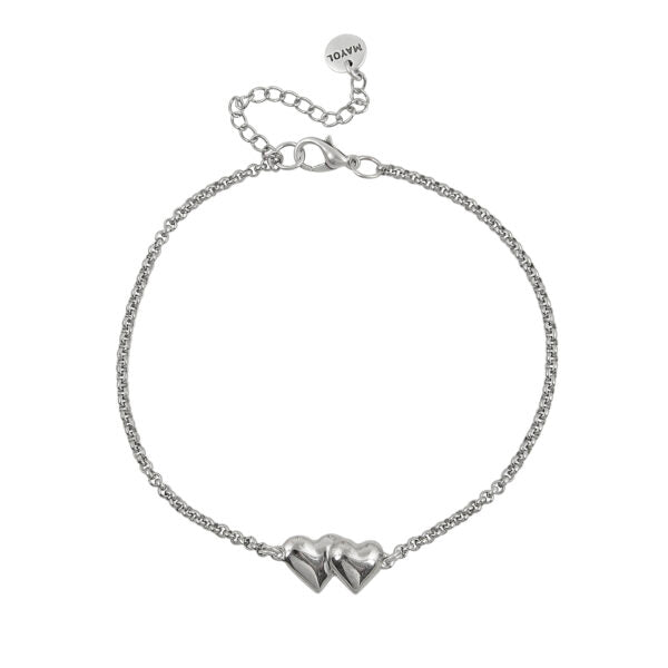 STRAIGHT TALK ANKLET SILVER